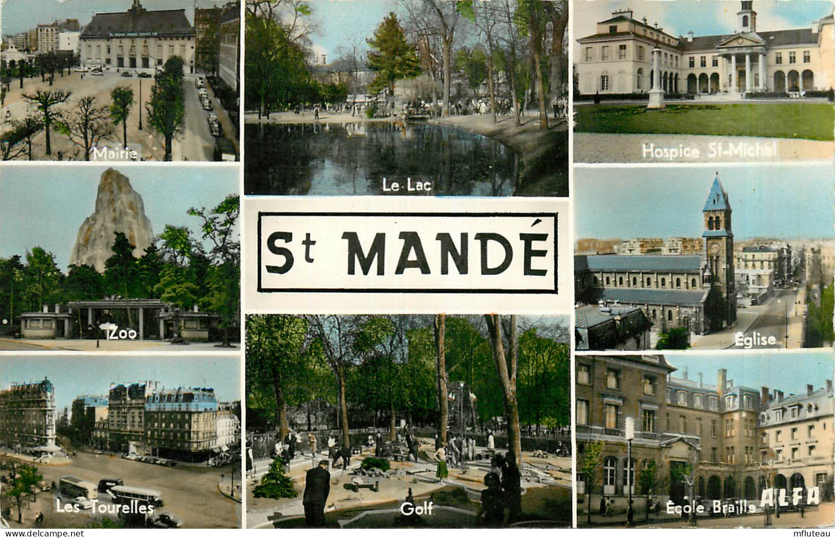 94* ST MANDE    Multi Vues  (CPSM Format 9x14cm)    RL29,0596 - Saint Mande