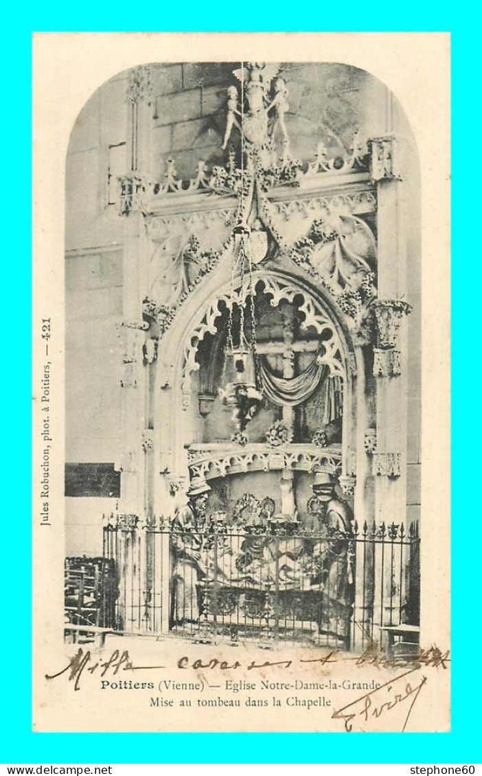 A898 / 489 86 - POITIERS Eglise Notre Dame La Grande Mise Au Tombeau Dans La Chapelle - Poitiers