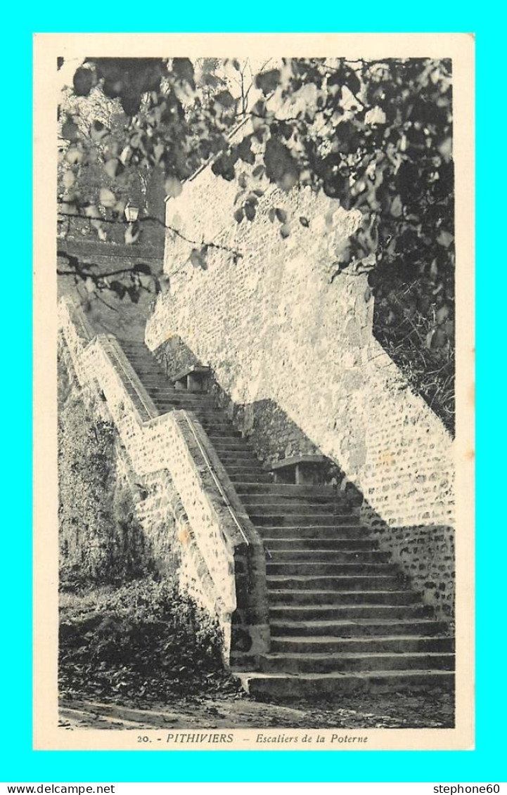A898 / 503 45 - PITHIVIERS Escaliers De La Poterne - Pithiviers