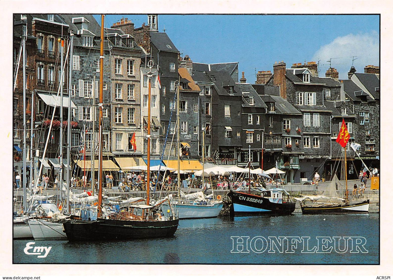 14 HONFLEUR    Le Vieux Bassin   Quai Sainte Catherine  éd Emy (Scan R/V) N°  46   \MR8043 - Honfleur