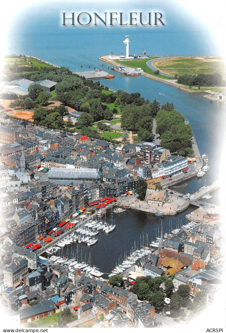 14 HONFLEUR   Vue Générale Aérienne Panoramique    (Scan R/V) N°   9   \MR8043 - Honfleur