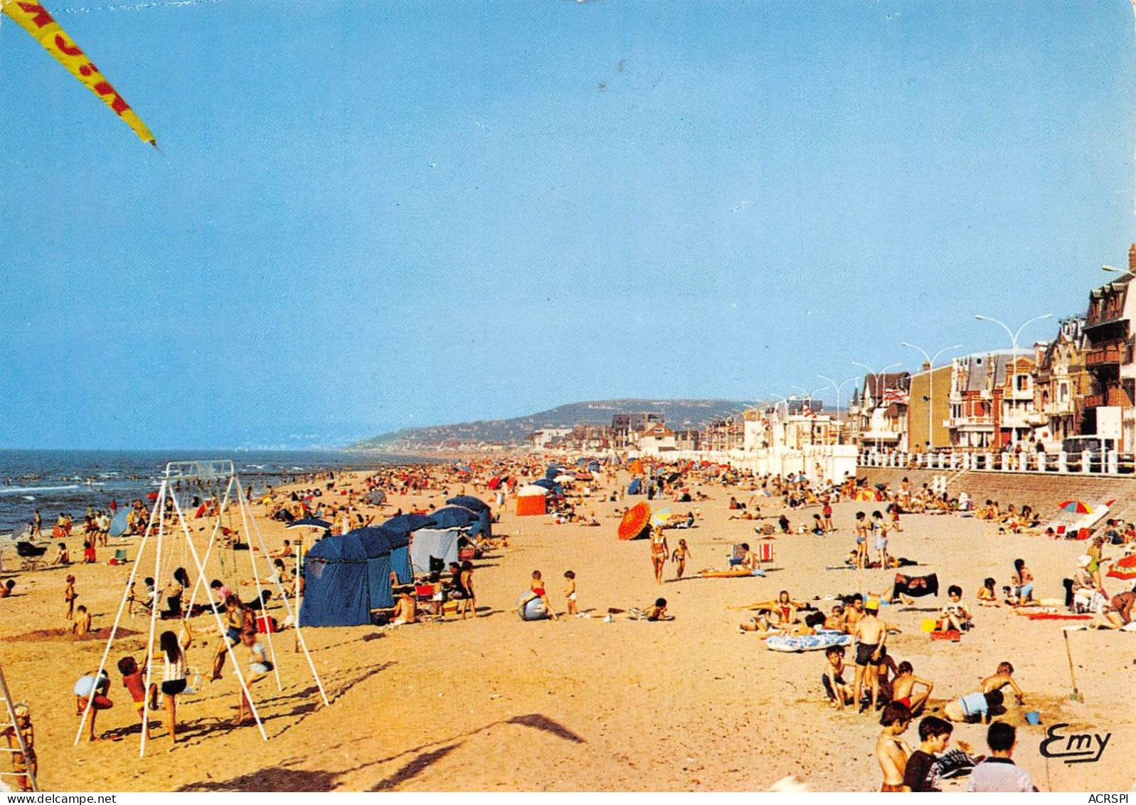 14  VILLERS Sur MER  Vue Générale De La Plage             (Scan R/V) N°   6   \MR8042 - Villers Sur Mer