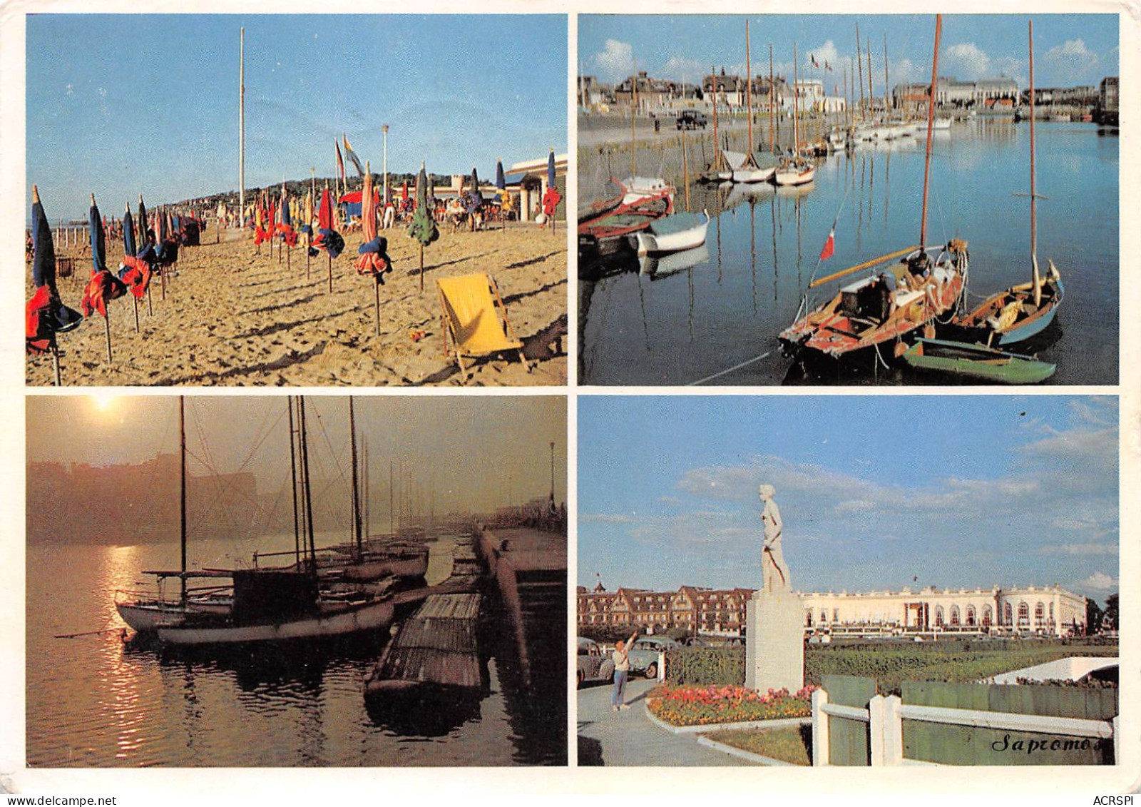 14  DEAUVILLE    Planches Bassin Casino Et Brume        (Scan R/V) N°   38   \MR8041 - Deauville