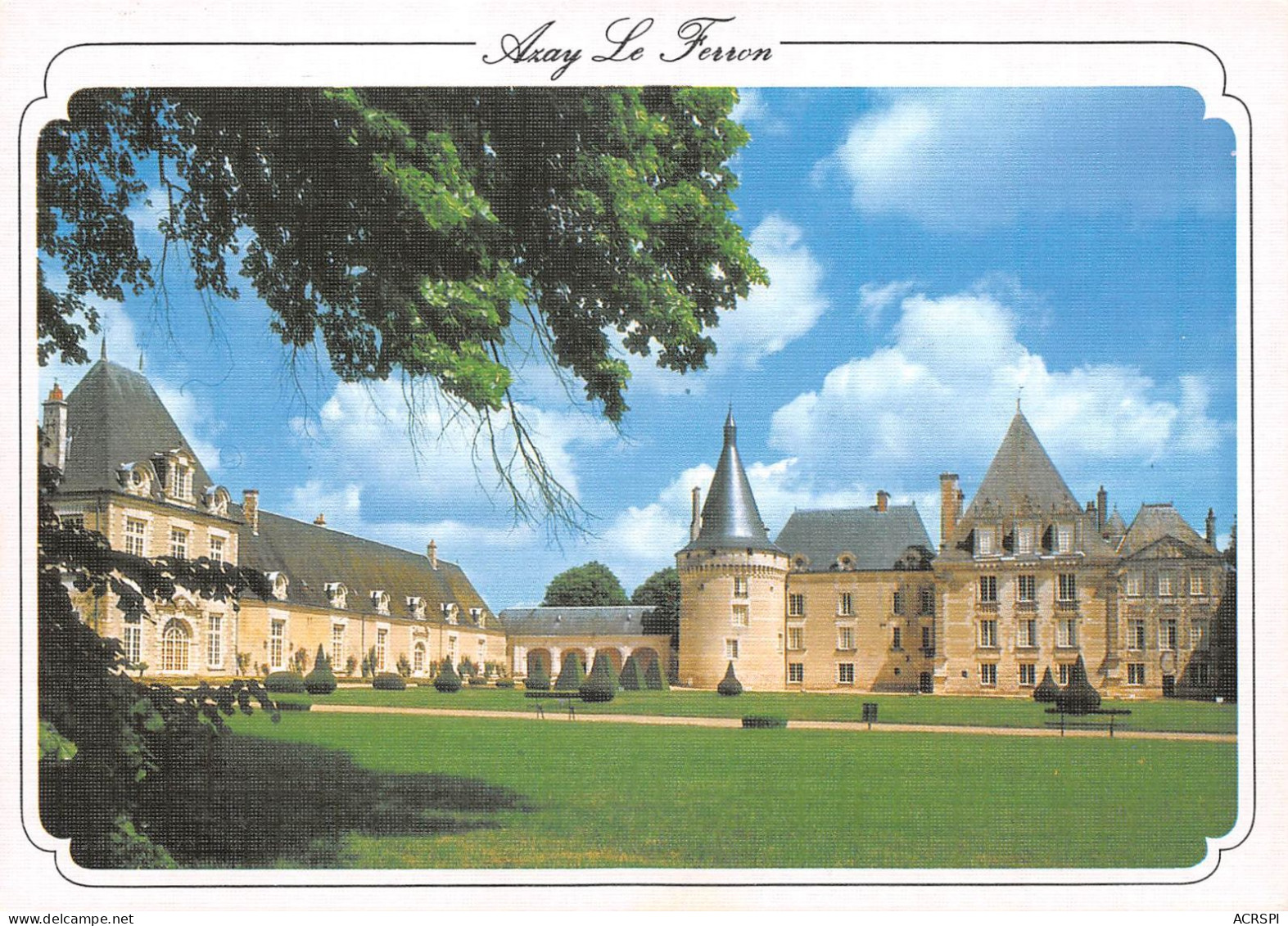 36  AZAY-LE-FERRON  Vue D'ensemble   Du Chateau          (Scan R/V) N°      22       \MR8037 - Chateauroux