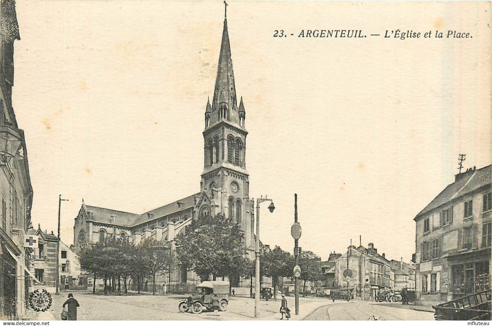 95* ARGENTEUIL L Eglise Et La Place      RL29,1569 - Argenteuil