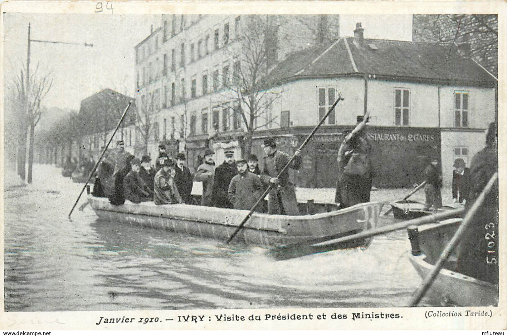 94* IVRY  Crue 1910  Visite Du President Et Des Ministres      RL29,1426 - Ivry Sur Seine