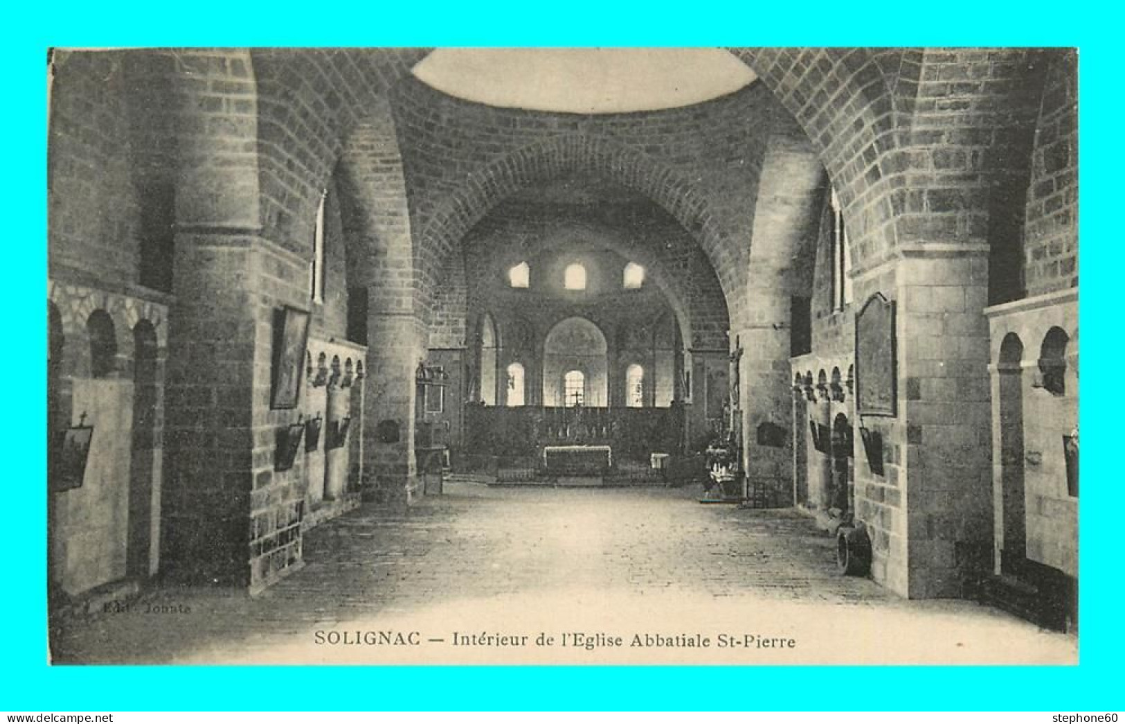 A896 / 447 87 - SOLIGNAC Interieur De L'Eglise Abbatiale St Pierre - Autres & Non Classés