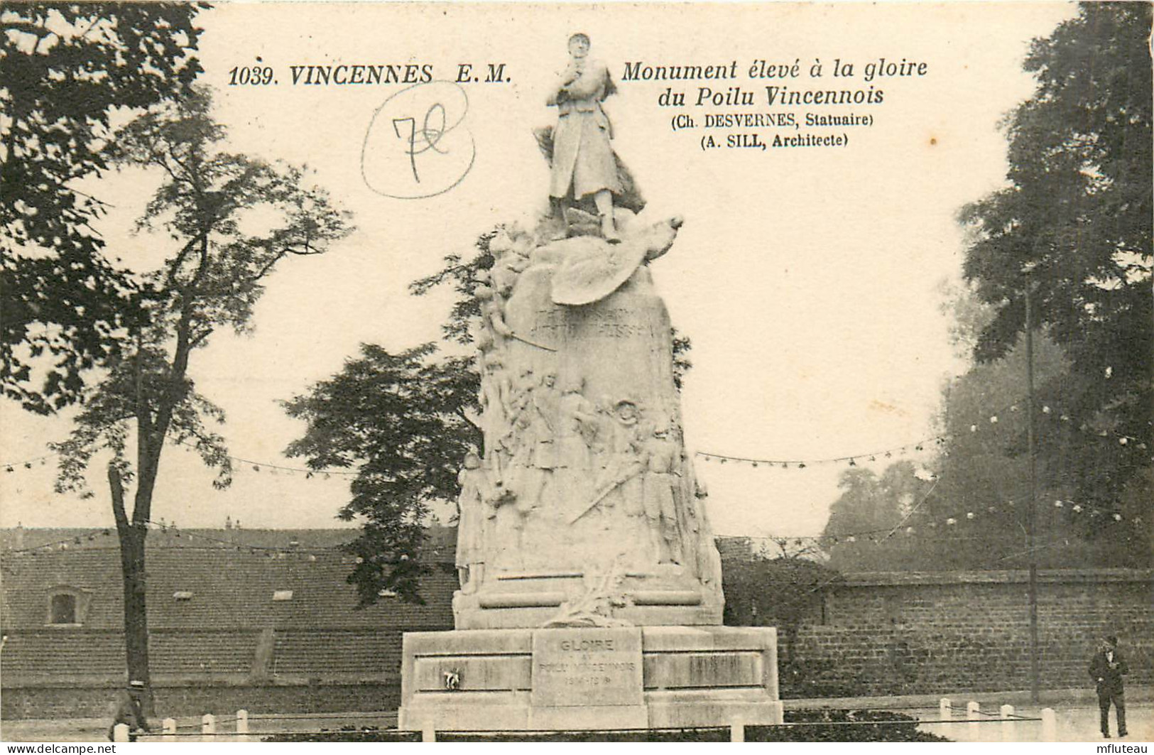 94* VINCENNES –monument Poilu Vincennois   RL29,1231 - Vincennes