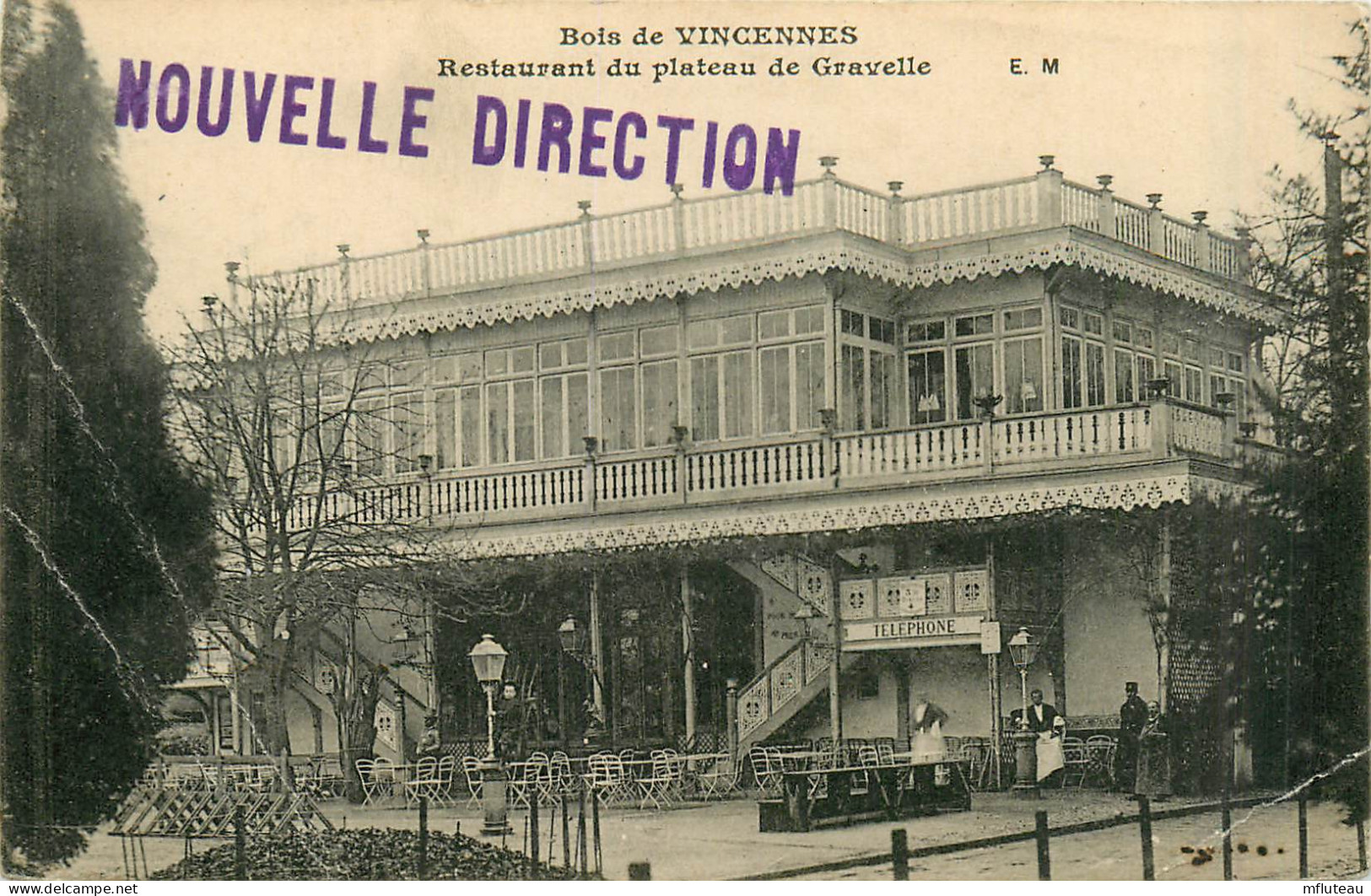 75* PARIS  Bois De Vincennes – Restaurant Du Plateau De Gravelle  RL29,1175 - Parken, Tuinen