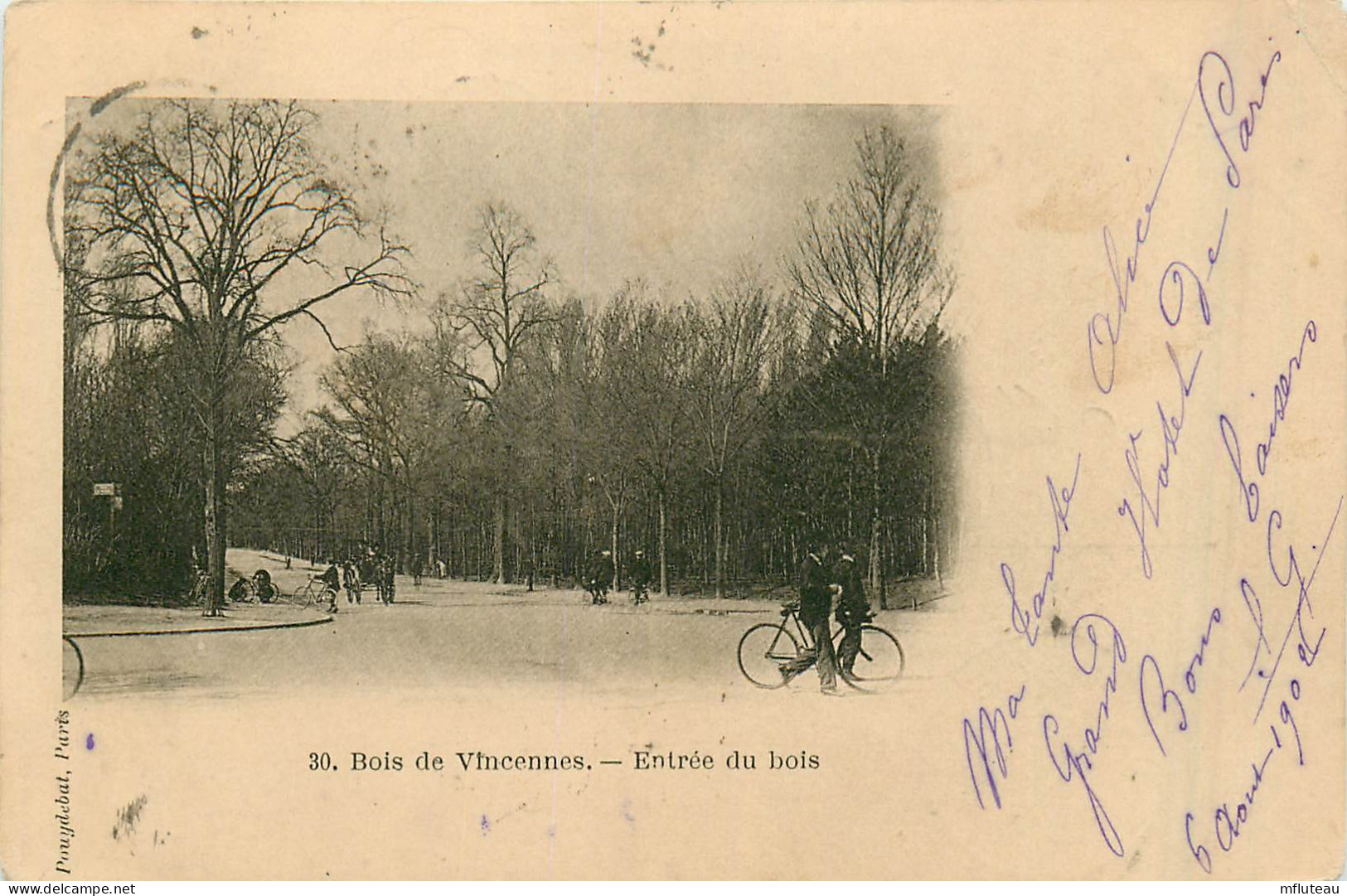 75* PARIS  Bois De Vincennes –  Entree Du Bois  RL29,1165 - Parchi, Giardini