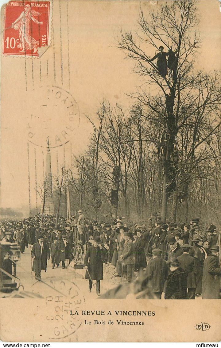 75* PARIS  Bois De Vincennes – La Revue  (manque Angle Haut Gauche)RL29,1159 - Parchi, Giardini