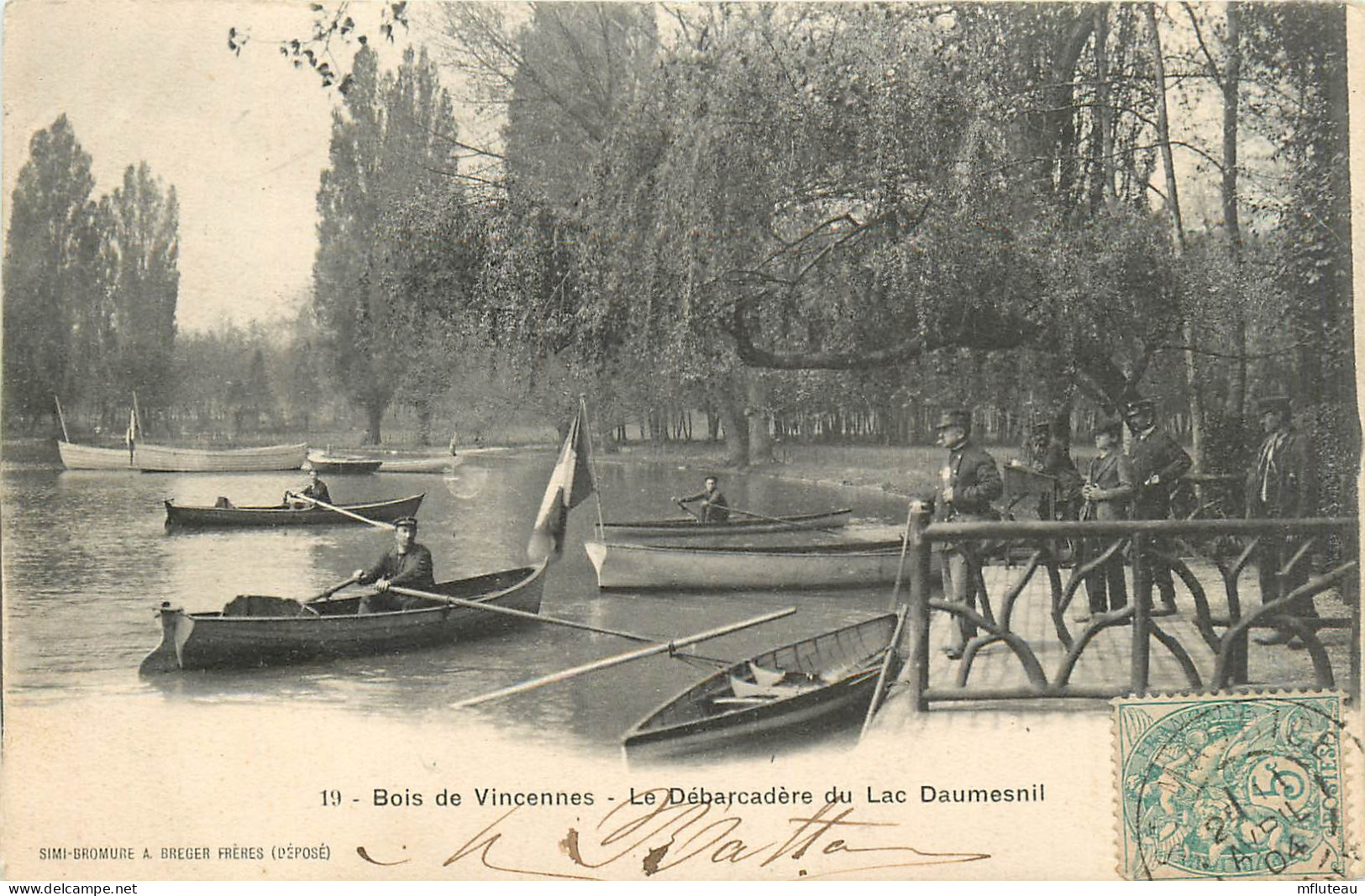 75* PARIS  Bois De Vincennes –  Debarcadere Du Lac Daumesnil RL29,1158 - Parks, Gardens