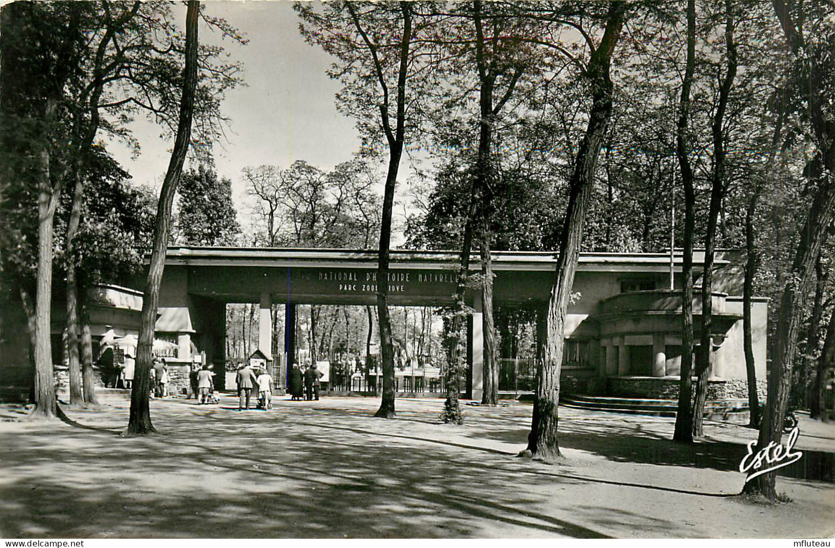 75* PARIS  Bois De Vincennes –  Entree Du  Parc Zoologique  (CPSM Format 9x14cm)   RL29,1148 - Parken, Tuinen