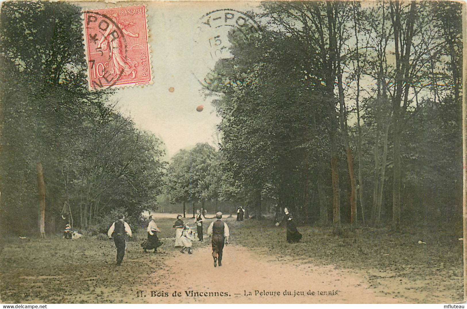 75* PARIS  Bois De Vincennes –  La Pelouse Du Jeu De Tennis  RL29,1141 - Parken, Tuinen