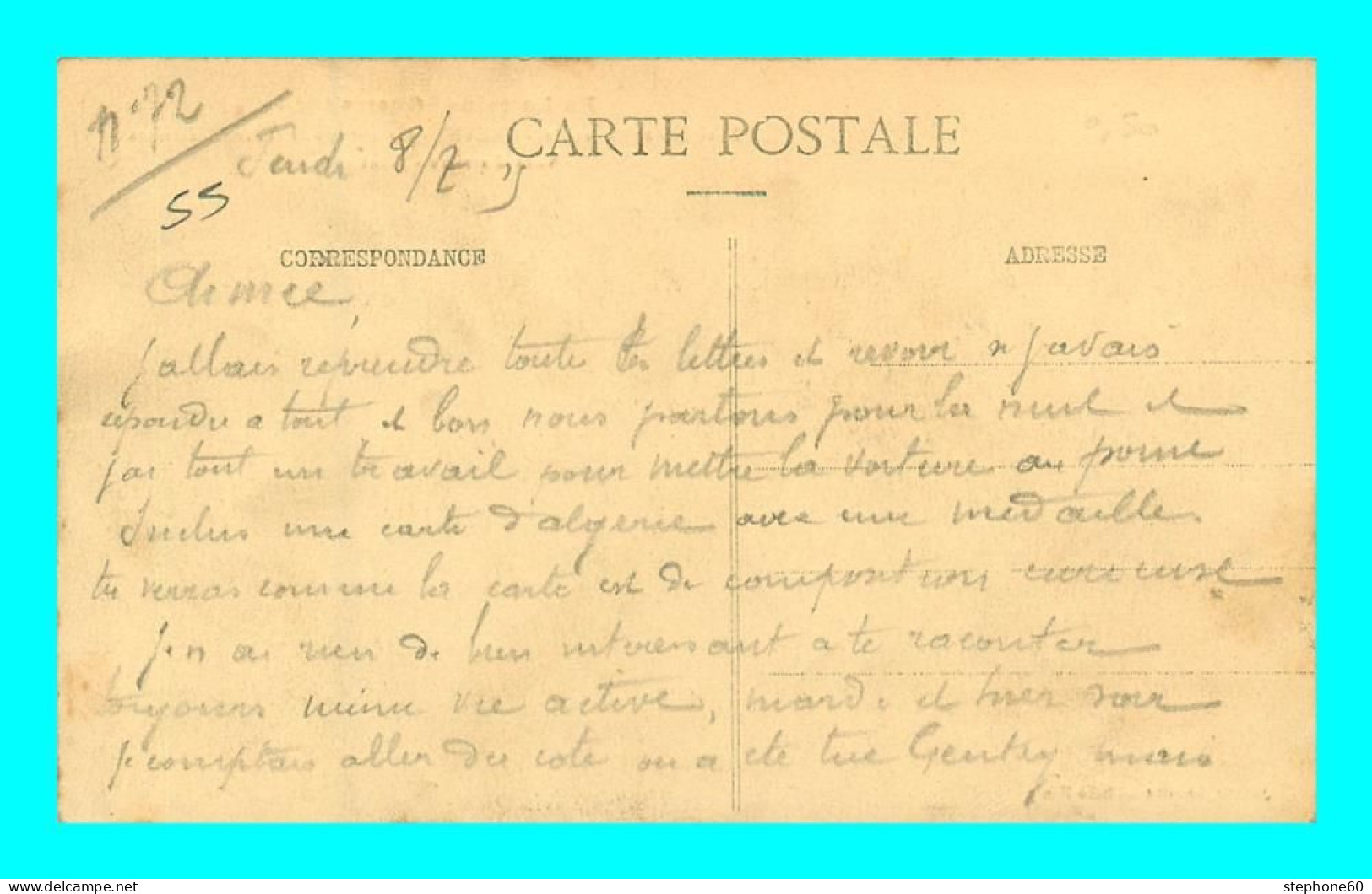 A896 / 341 54 - Env Lunéville CREVIC Groupe De Maisons Détruites Guerre 1914 - Other & Unclassified