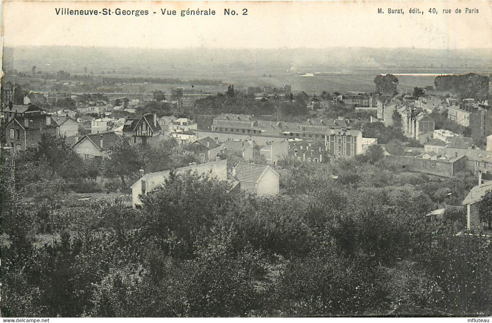 94* VILLENEUVE ST GEORGES    Vue Generale   N°2   RL29,1086 - Villeneuve Saint Georges