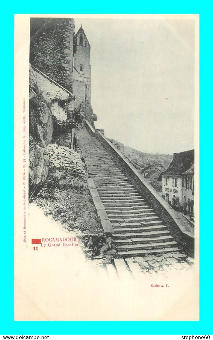 A896 / 677 46 - ROCAMADOUR Le Grand Escalier - Rocamadour
