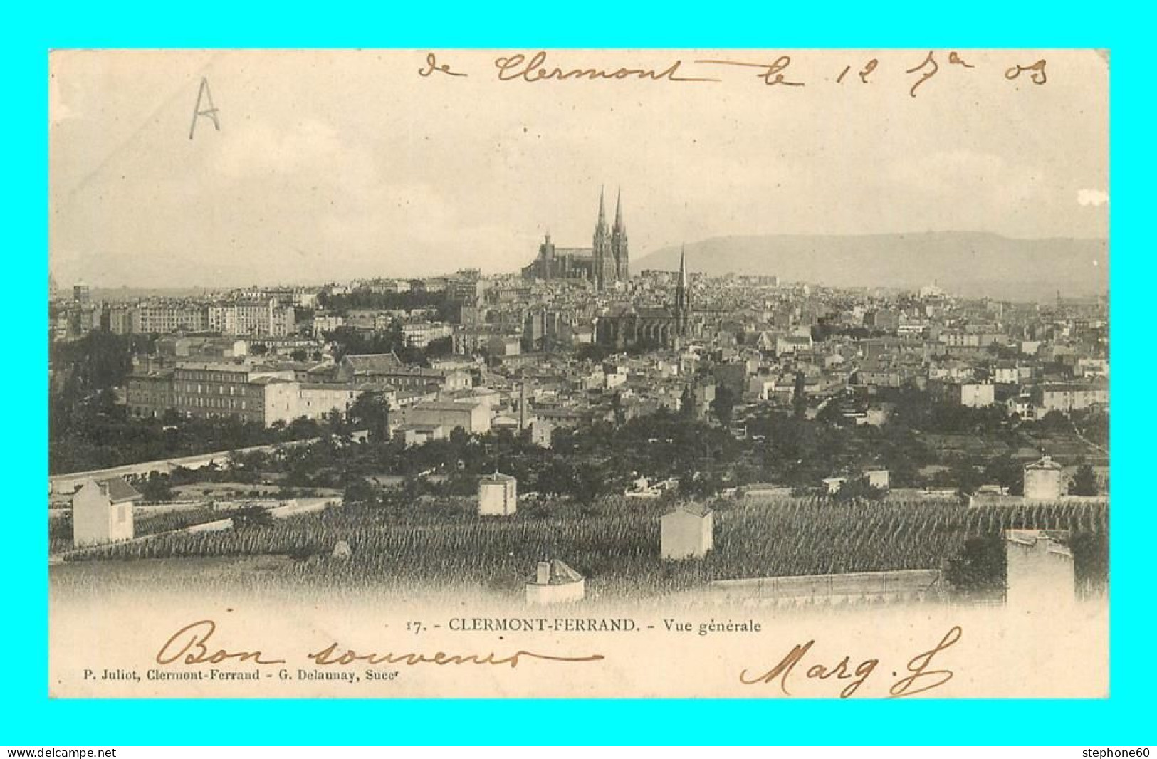 A896 / 005 63 - CLERMONT FERRAND Vue Generale - Clermont Ferrand