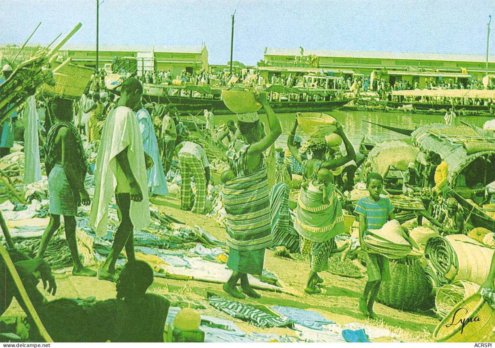 MALI Ex Soudan Français   MOPTI Scène De Marché Carte Verte         (Scan R/V) N°    23     \MR8054 - Mali