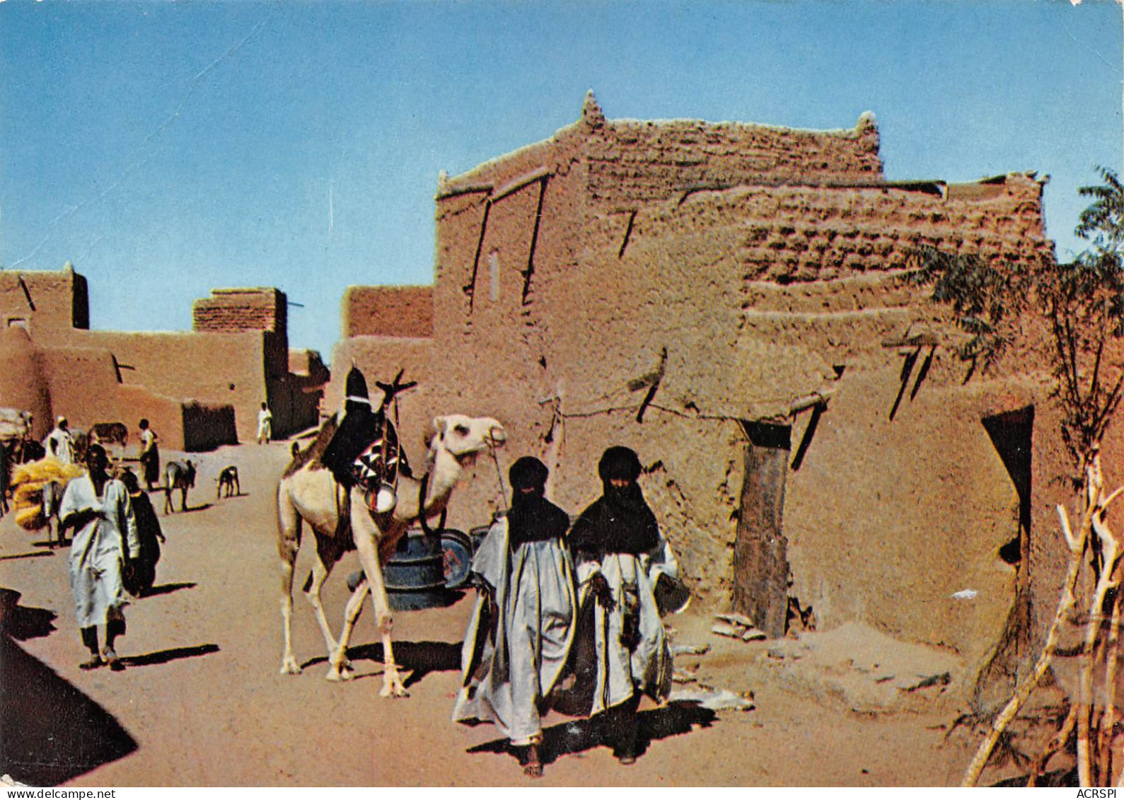 NIGER  AGADES Une Rue De La Ville          (Scan R/V) N°   10   \MR8054 - Niger