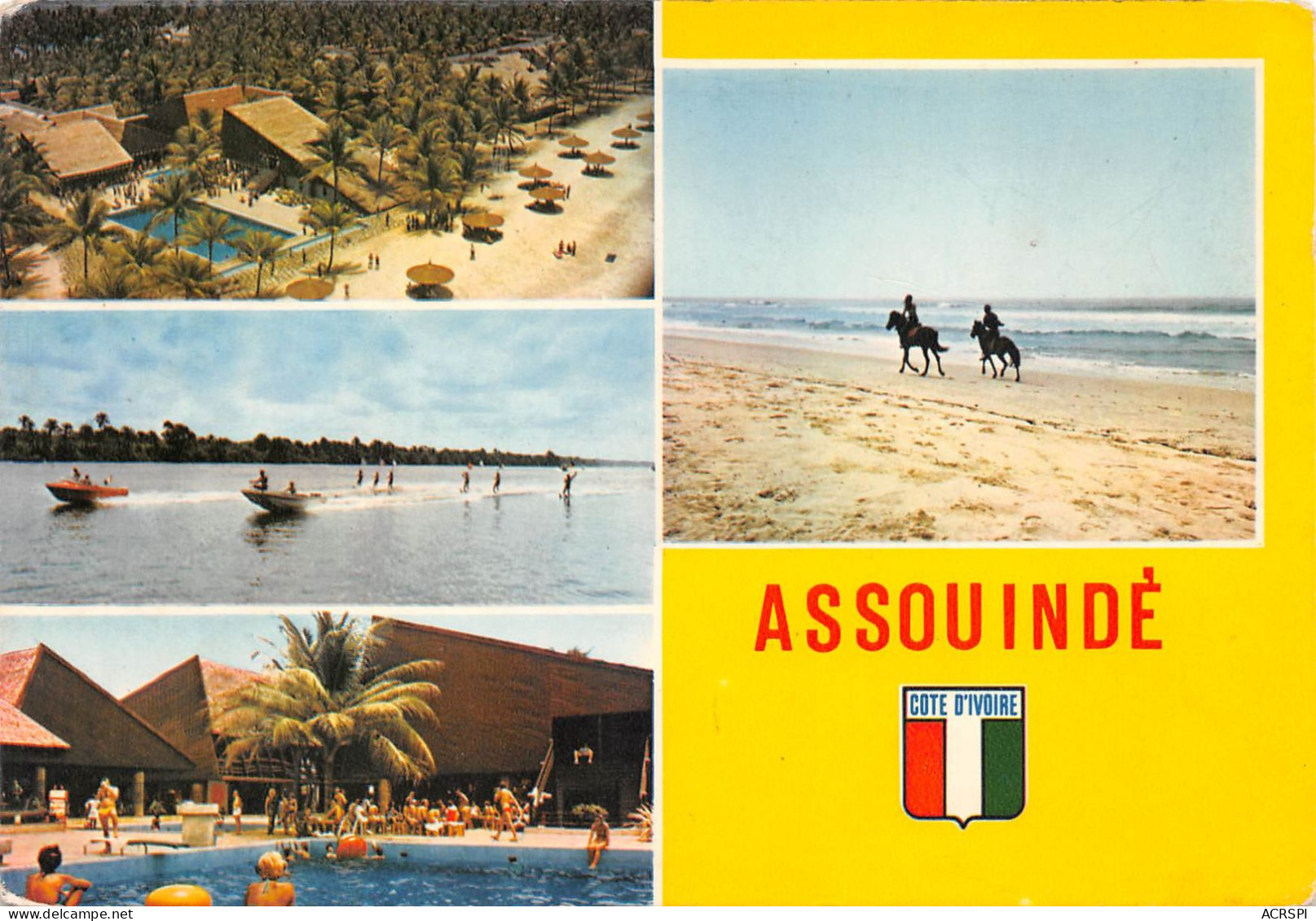 COTE D'IVOIRE  ASSOUINDE Postée à Abidjan                  (Scan R/V) N°    13     \MR8054 - Ivory Coast