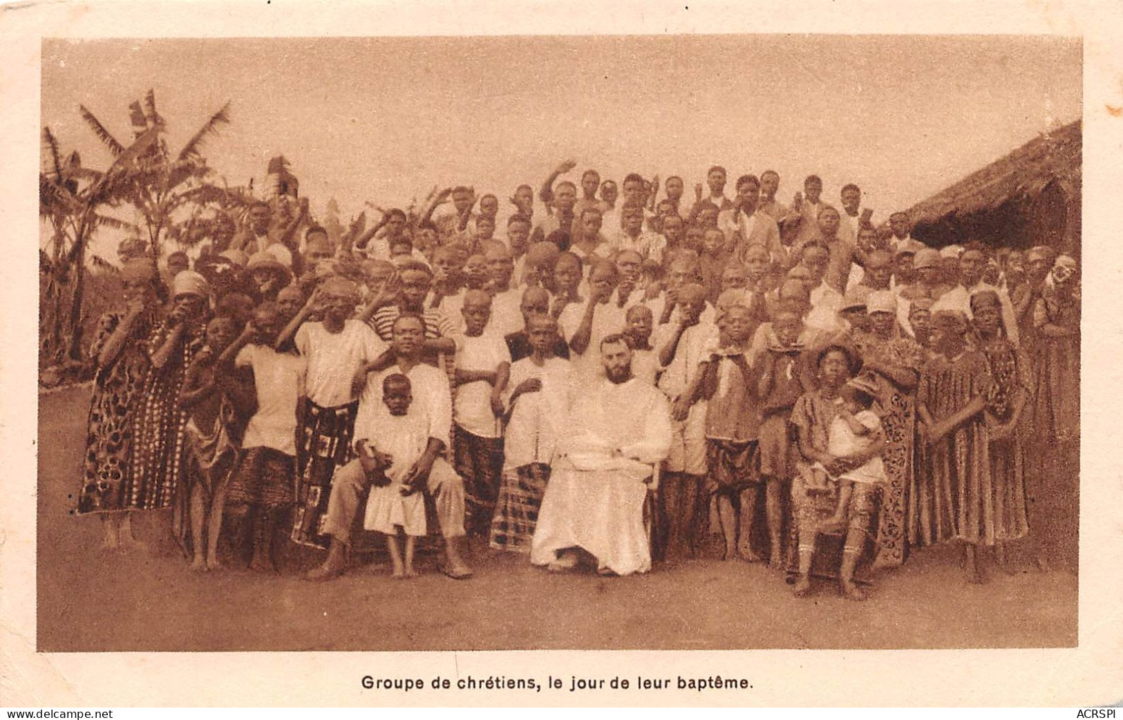 CAMEROUN   EWONDOS Groupe De Chrétiens Un Jour De Baptême          (Scan R/V) N°    66   \MR8053 - Cameroun