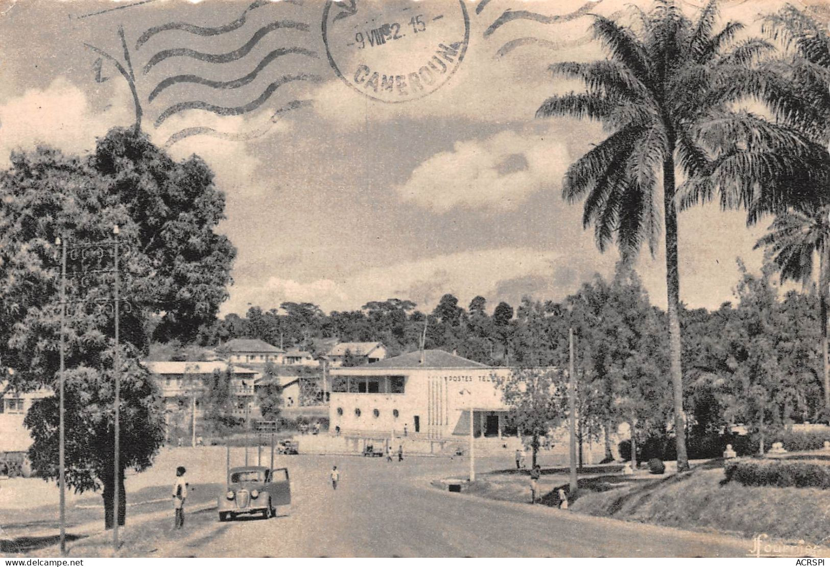 CAMEROUN  Yaoundé La Poste      (Scan R/V) N°    45   \MR8053 - Cameroun