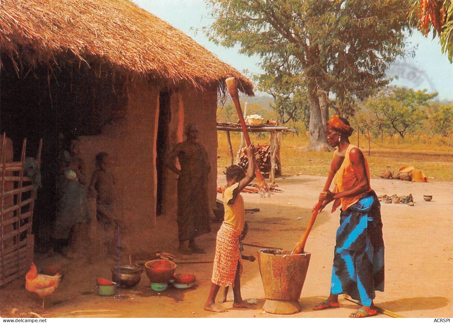 NIGER  Préparation Du Repas Timbre Et Cachet Du Sénégal           (Scan R/V) N°    38   \MR8053 - Mali