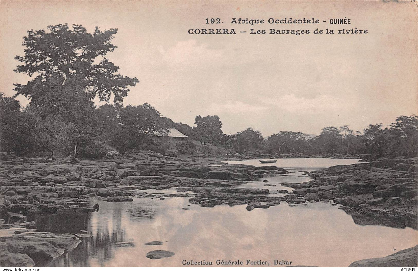 GUINEE CONAKRY   Correra Les Barrages De La Rivière      (Scan R/V) N°    17   \MR8053 - Französisch-Guinea