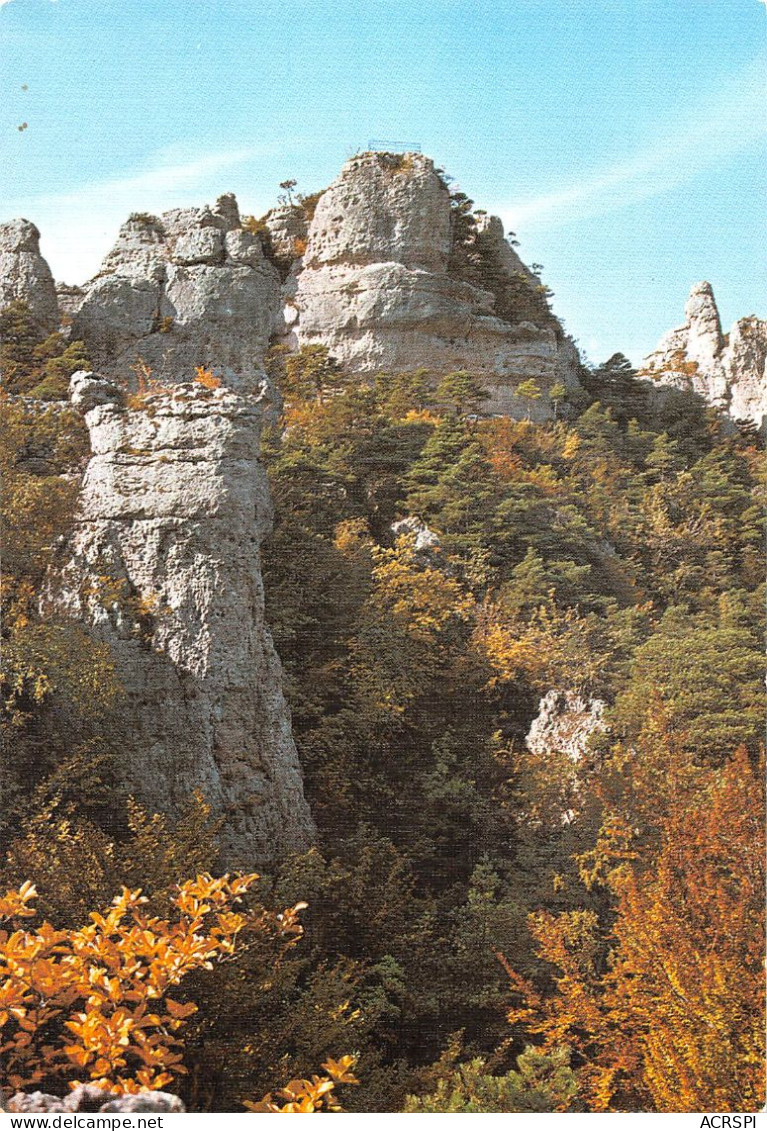 12   MILLAU   Chaos De Montpellier-le-Vieux       Le Belvédère              (Scan R/V) N°    24   \MR8051 - Millau