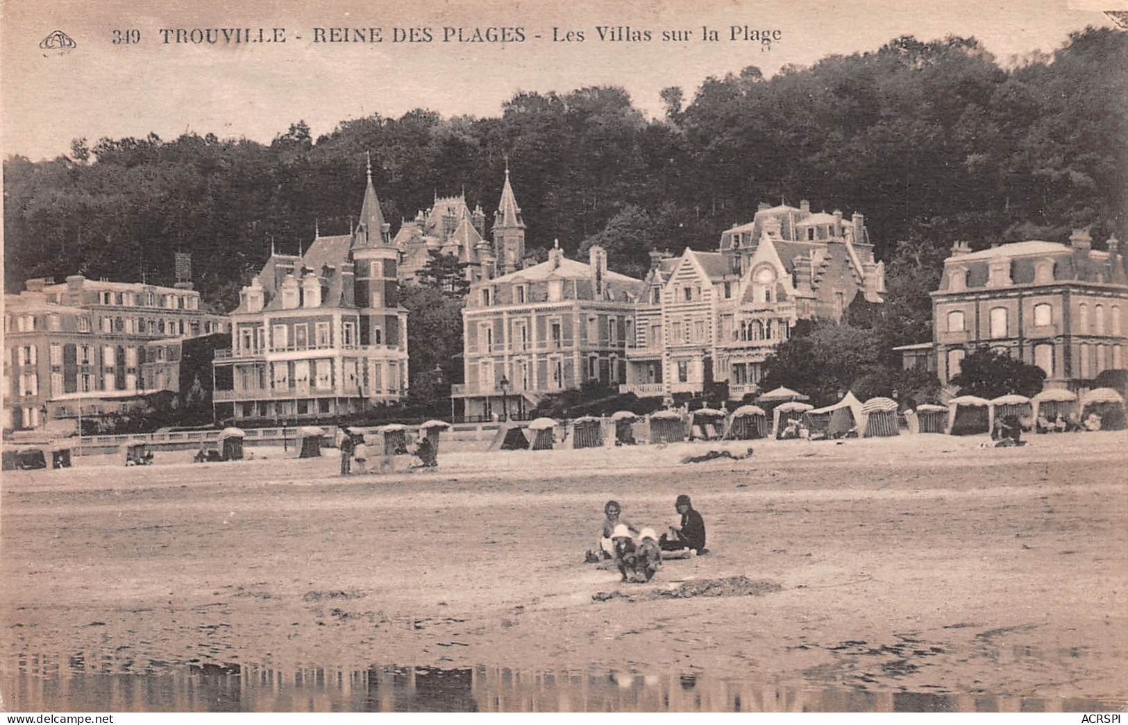 14  TROUVILLE   Villas Sur La Plage        (Scan R/V) N°   13   \MR8049 - Trouville