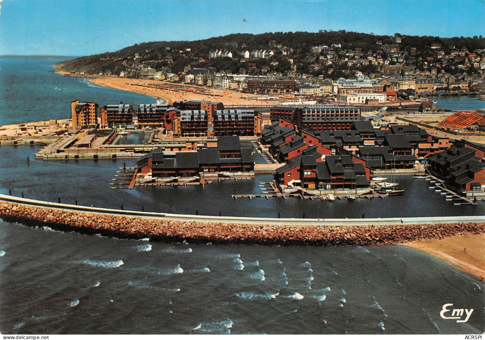 14 DEAUVILLE  Les Marinas Vues Du Ciel                 (Scan R/V) N°   1   \MR8049 - Deauville