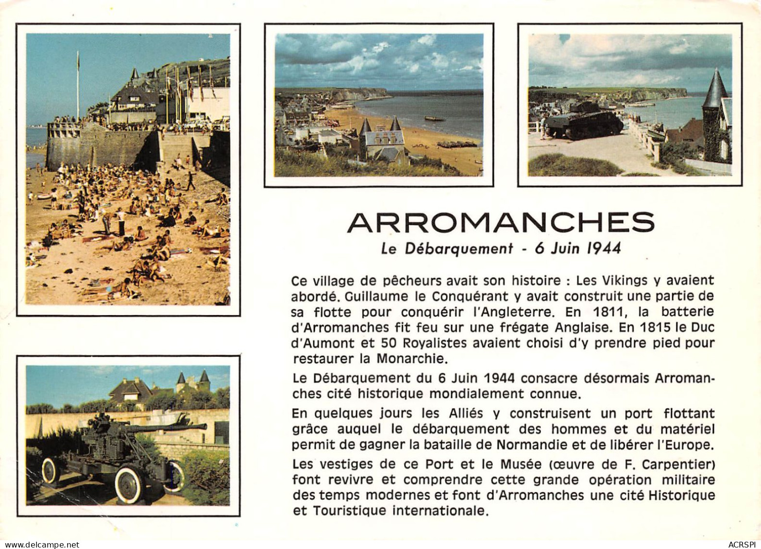 14 ARROMANCHES   Port Winston Débarquement Du 6 Juin   (Scan R/V) N°    37   \MR8046 - Arromanches