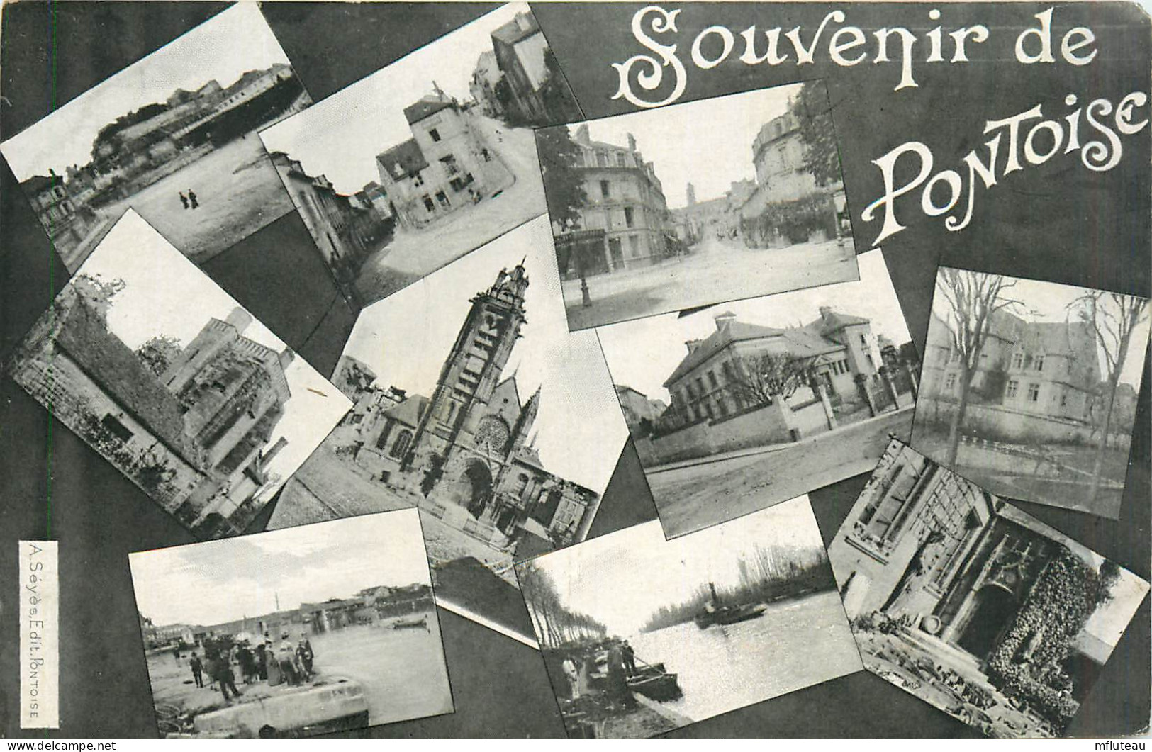 95* PONTOISE  « souvenir »  Multi Vues      RL29,1706 - Pontoise