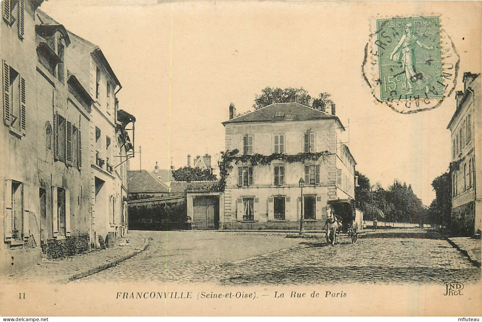 95* FRANCONVILLE  La Rue De Paris      RL29,1669 - Franconville