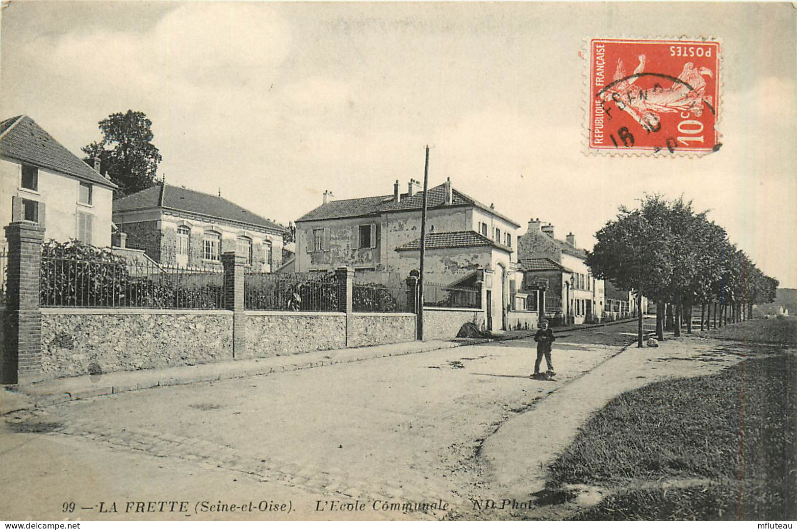 95* LA FRETTE    L Ecole Communale RL29,1585 - La Frette-sur-Seine