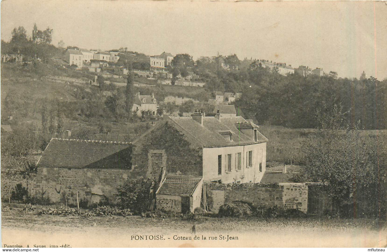 95* PONTOISE  Coteau De La Rue St Jean      RL29,1571 - Pontoise