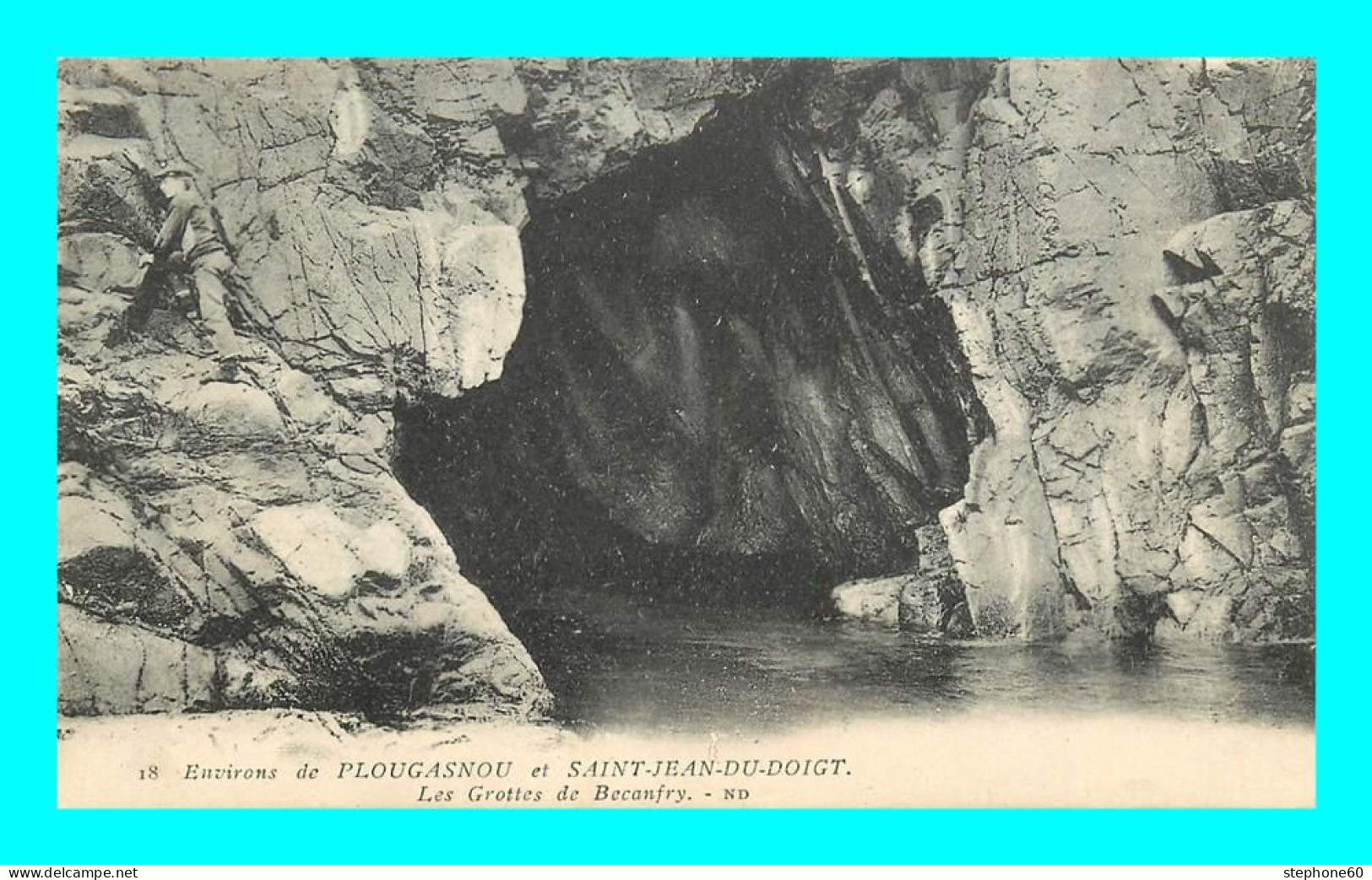 A893 / 419 29 - Env Plougasnou Et Saint Jean Du Doigt Grottes De Becanfry - Autres & Non Classés