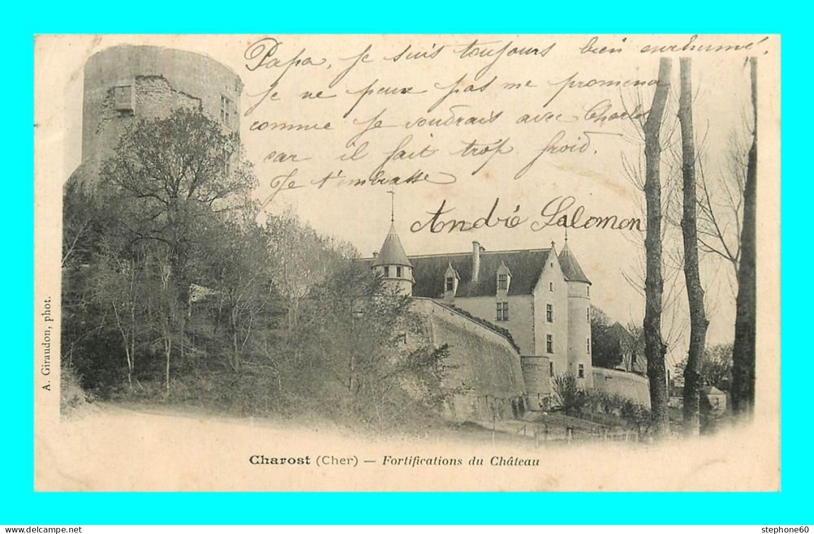 A894 / 191 18 - CHAROST Fortifications Du Chateau - Autres & Non Classés