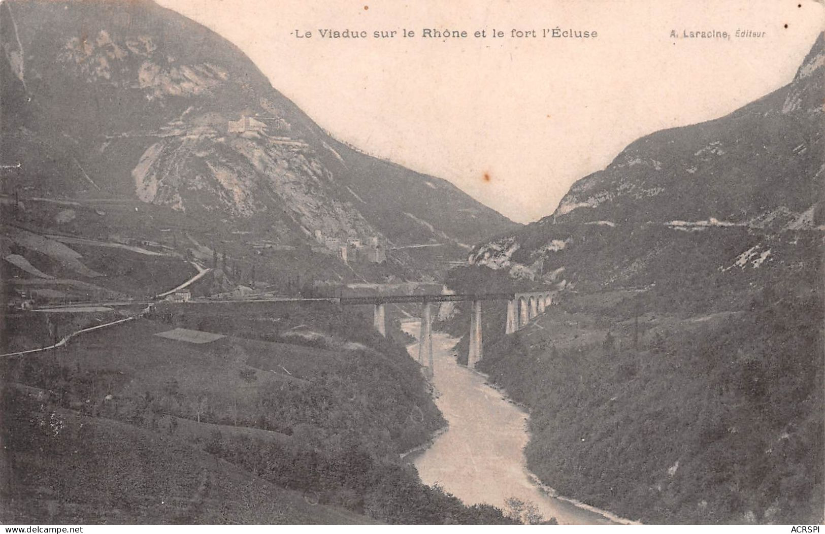 01 BELLEGARDE Le Viaduc Et Le Fort L'ECLUSE  (Scan R/V) N°   53   \MR8060 - Bellegarde-sur-Valserine