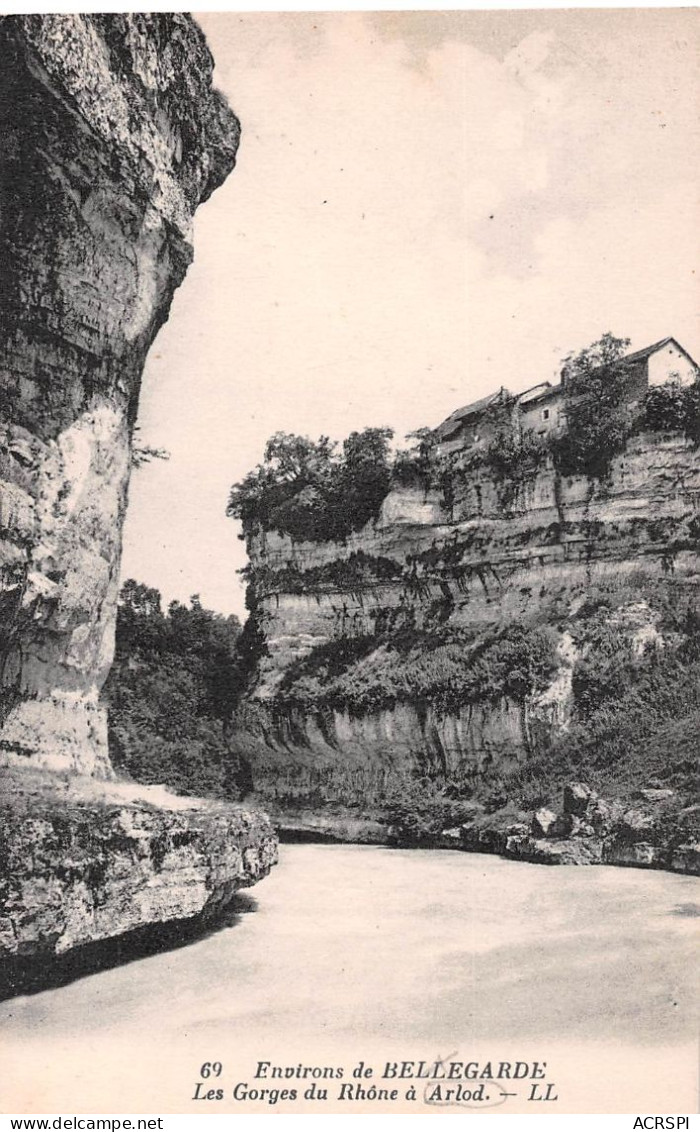 01 BELLEGARDE  Sur  VALSERINE  ARLOD   Les Gorges Du Rhone    (Scan R/V) N°   35   \MR8060 - Bellegarde-sur-Valserine