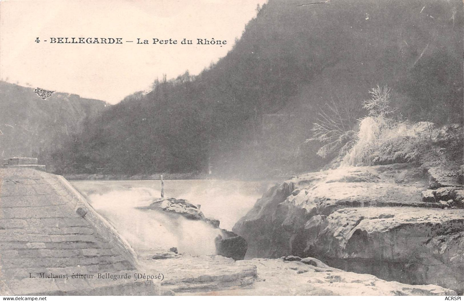01 BELLEGARDE  Sur  VALSERINE  La Perte Du Rhone     (Scan R/V) N°   28   \MR8060 - Bellegarde-sur-Valserine