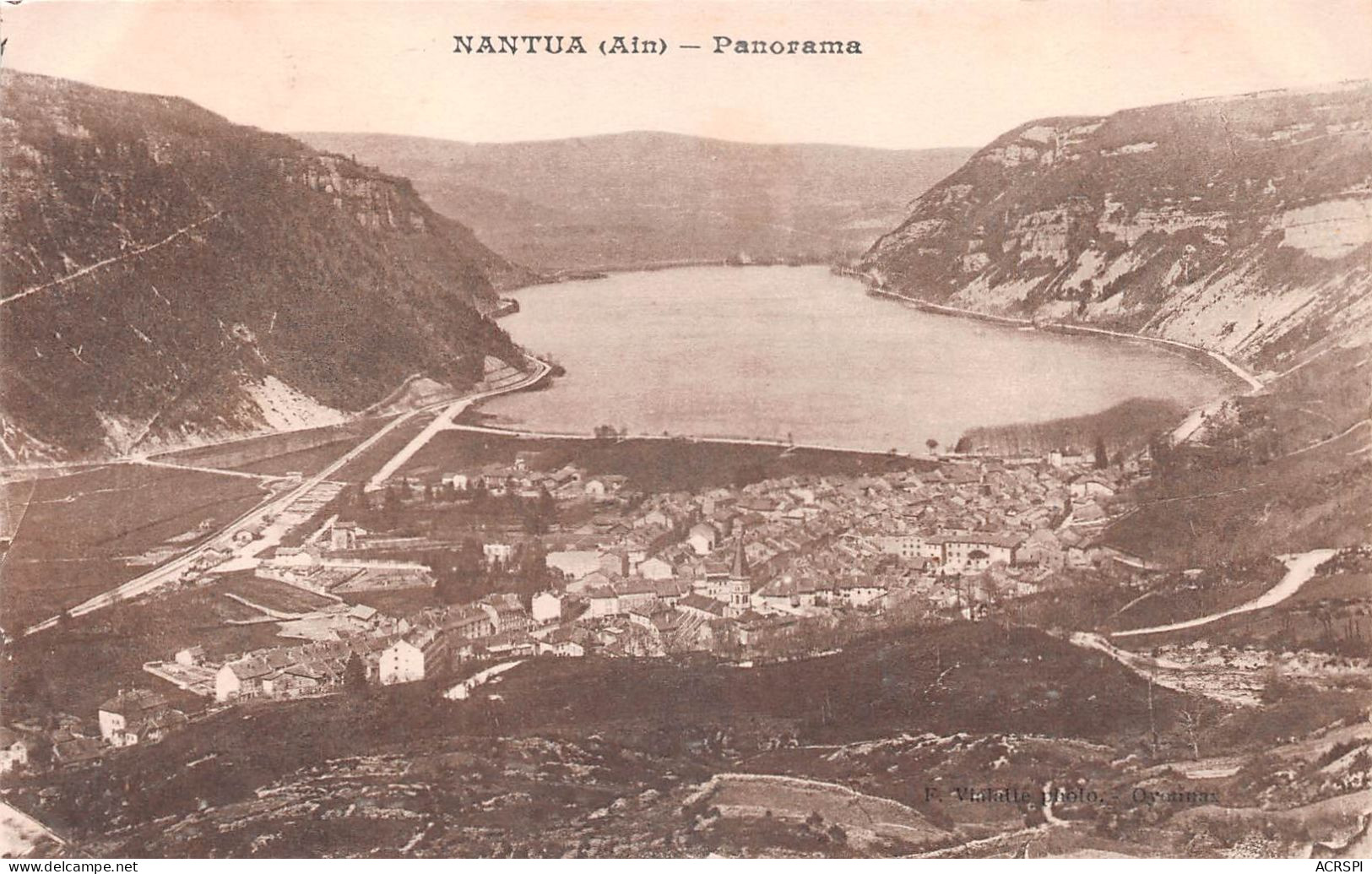 01  NANTUA  Vue Panoramique Aérienne Générale  (Scan R/V) N°   64   \MR8059 - Nantua