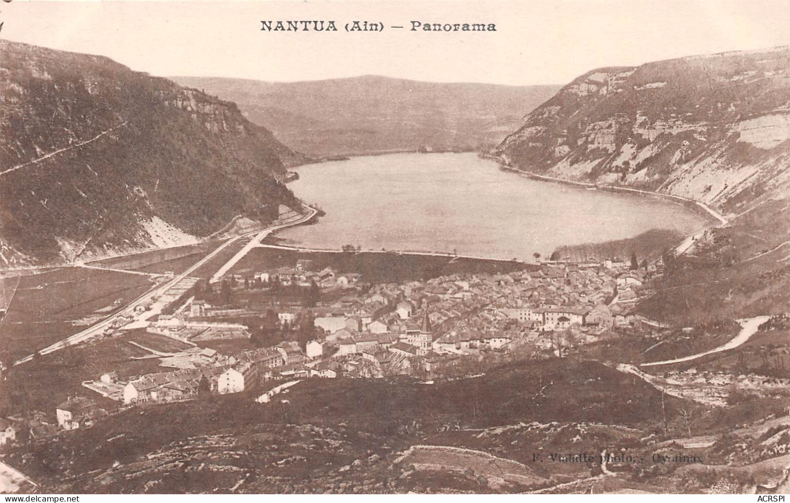 01  NANTUA  Vue Panoramique Aérienne  (Scan R/V) N°   62   \MR8059 - Nantua