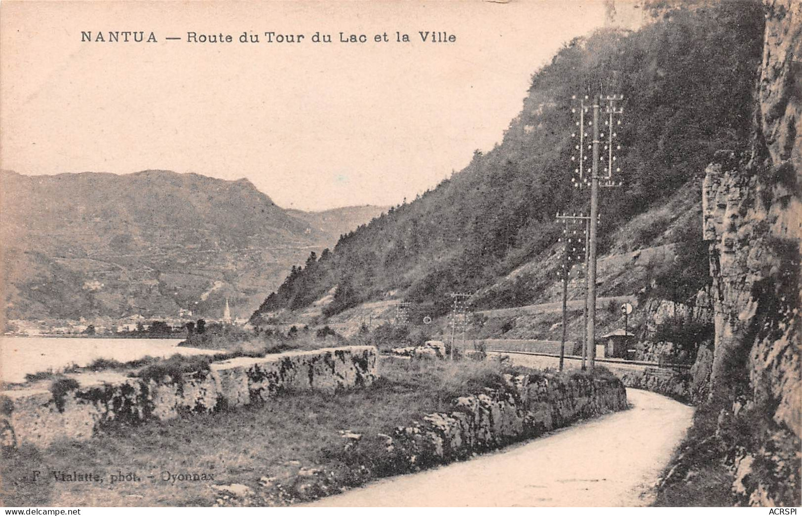 01  NANTUA  Route Du Tour Du Lac    (Scan R/V) N°   56   \MR8059 - Nantua