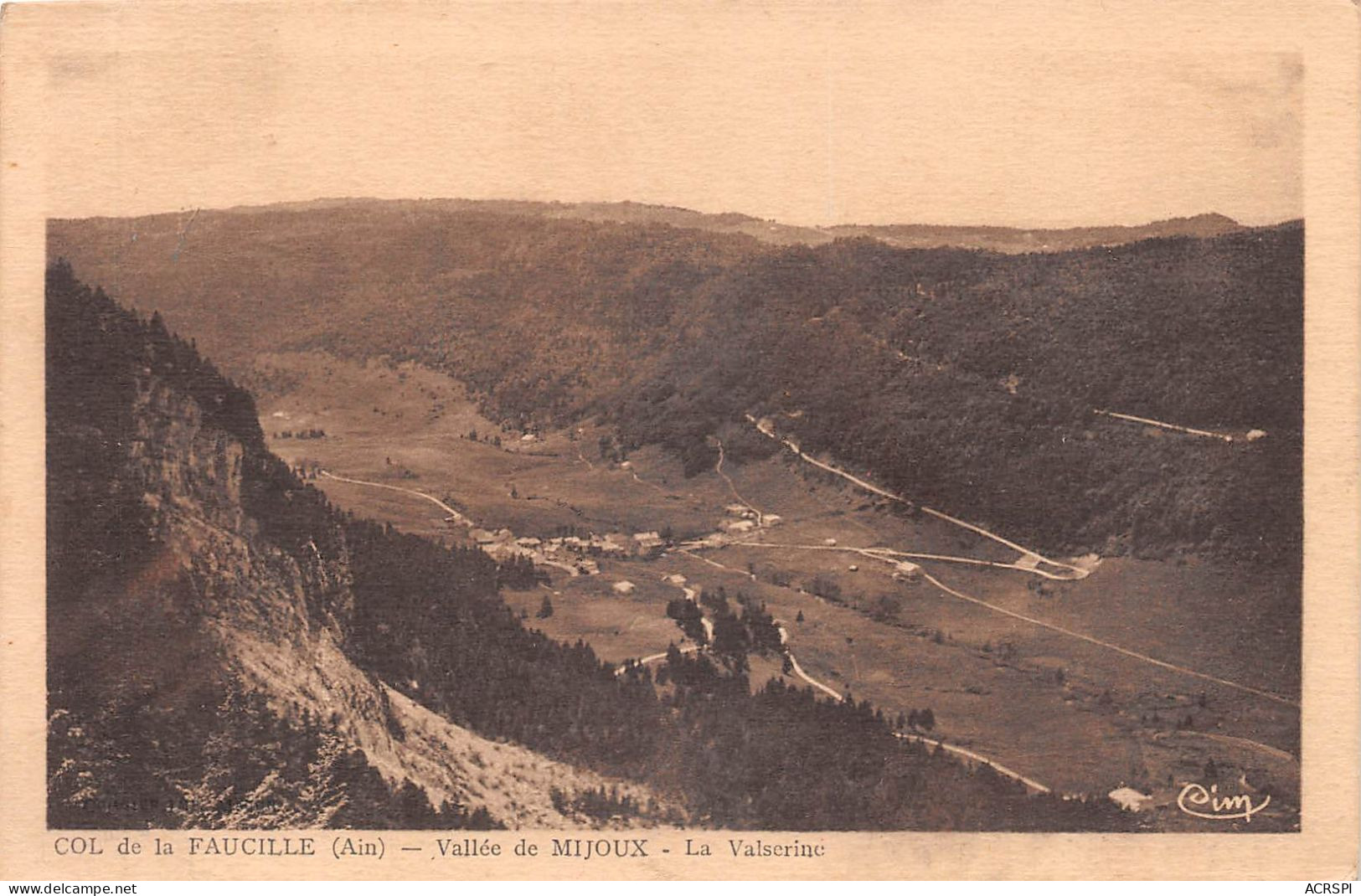 01  GEX  Le Col De La Faucille Vallée De Mijoux La Valserine   (Scan R/V) N°   19   \MR8059 - Gex