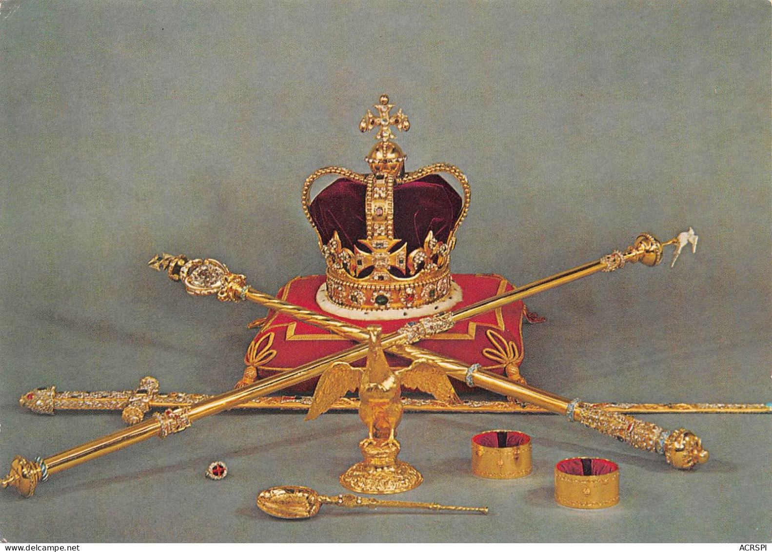 La Couronne De Saint-Edward    (Scan R/V) N°   18   \MR8058 - Buckingham Palace