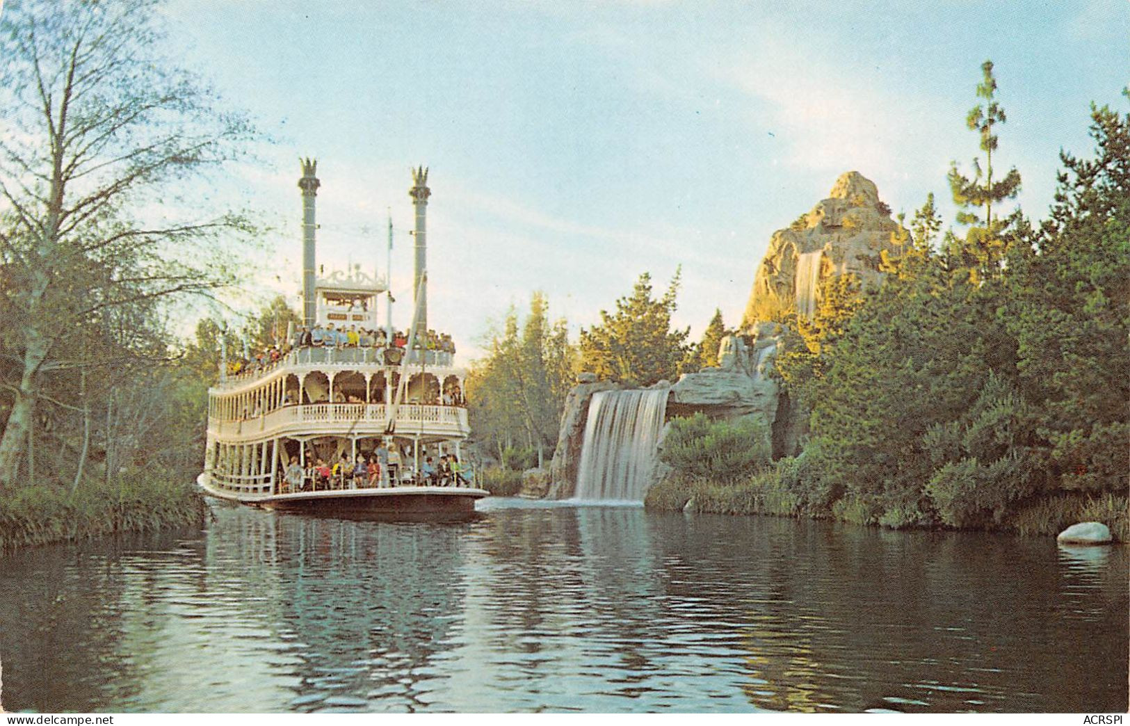 USA  ANAHEIM DISNEYLAND Anaheim, CA 92802, États-Unis  MARK TWAIN  (Scan R/V) N°   4   \MR8058 - Anaheim