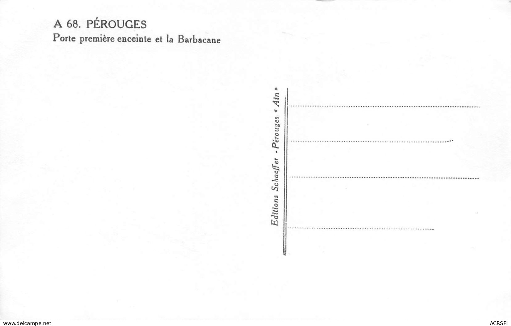 01 PEROUGES  Lot De  28 Cartes Sur Le Village   (Scan R/V) N°   2   \MR8061 - Pérouges