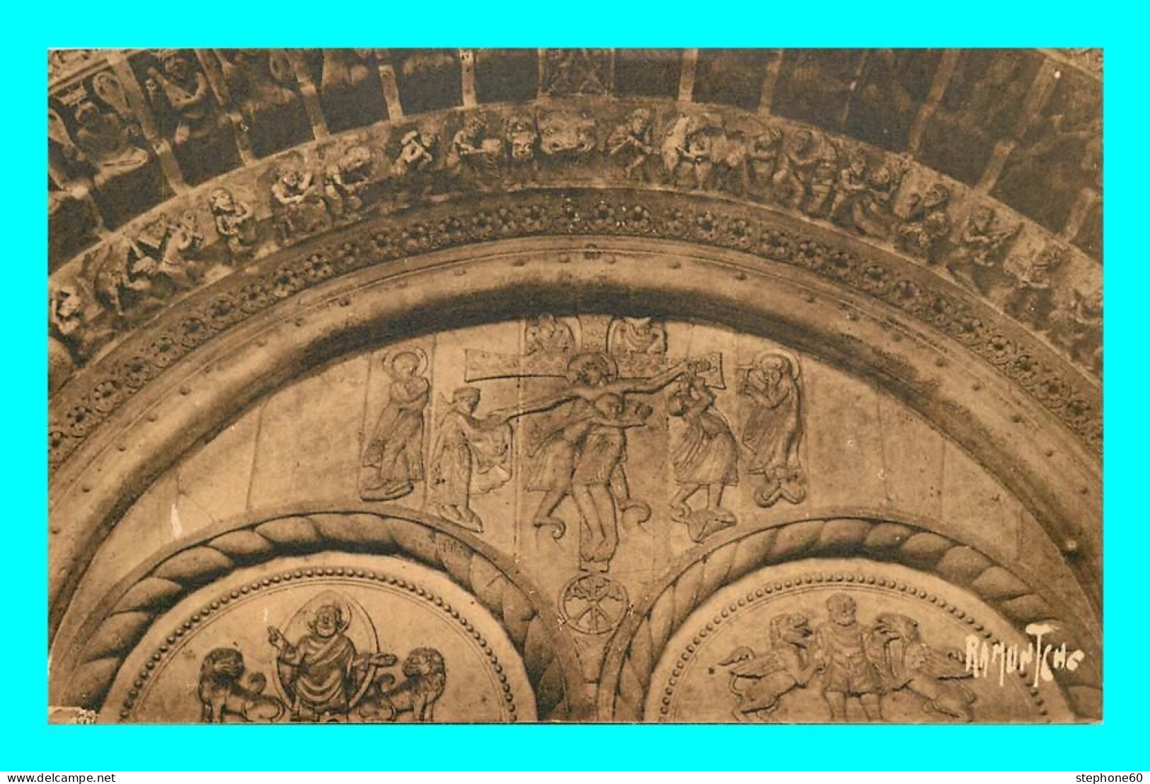 A890 / 201 64 - OLORON Détails Du Portail De La Cathedrale Sainte Marie ( Ramuntcho ) - Andere & Zonder Classificatie